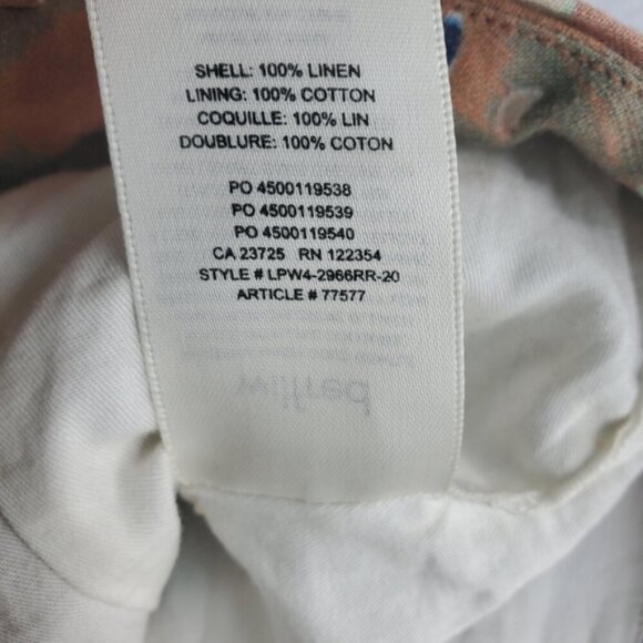 Wilfred Fatale Linen Molten Camel/Soft Blush Camisole Size 0 - Picture 7 of 9